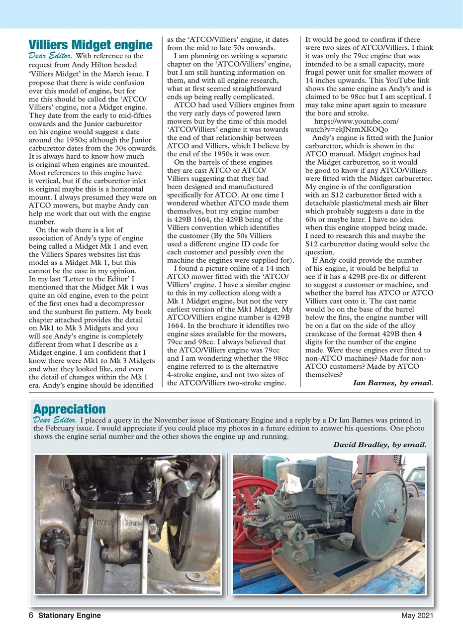 Stationary Engine Preview Pages