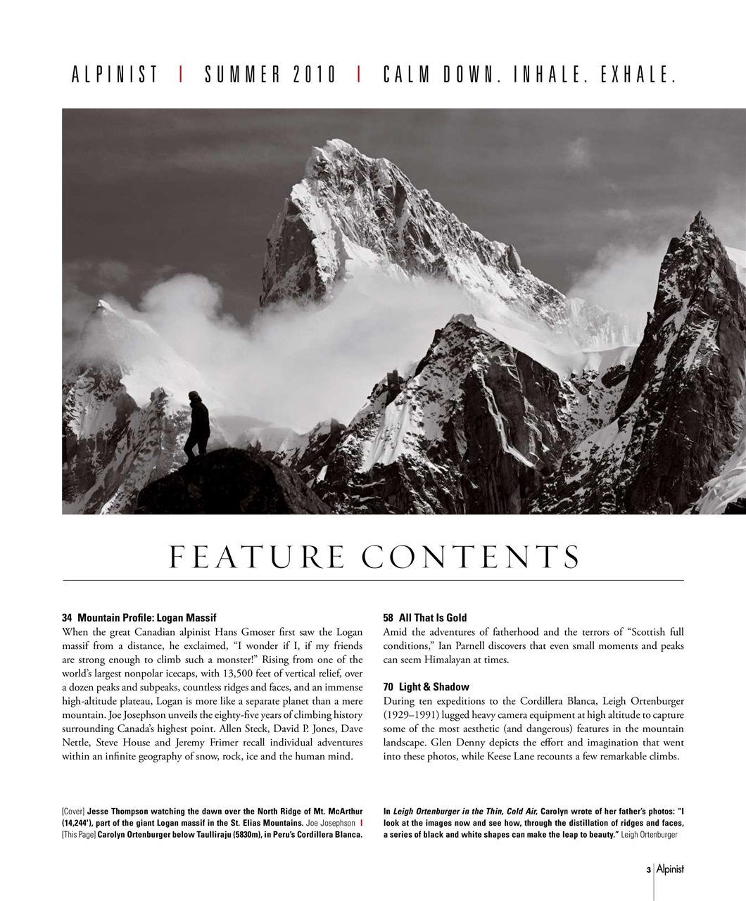 Alpinist Preview Pages