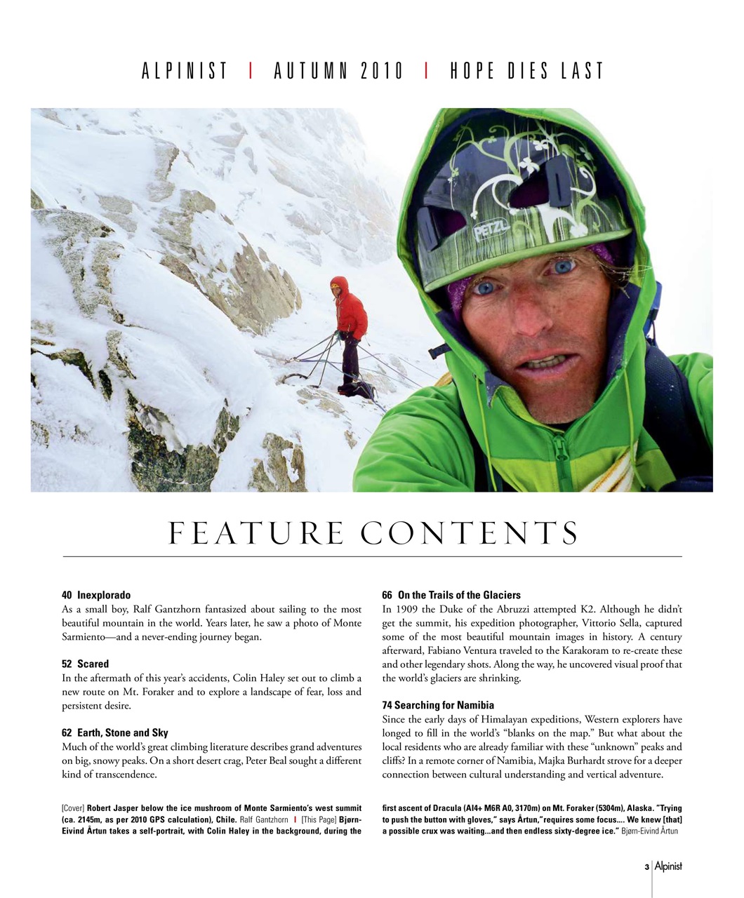 Alpinist Preview Pages