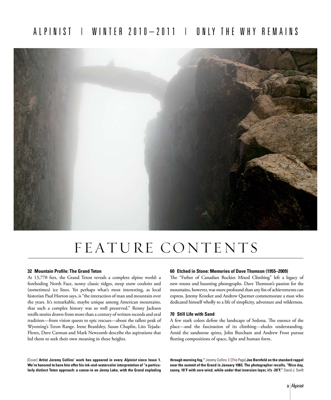 Alpinist Preview Pages