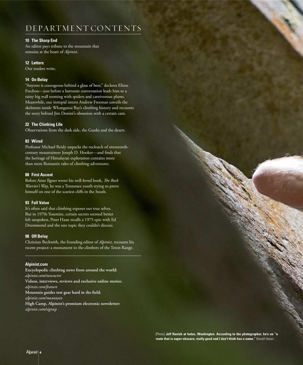 Alpinist Preview Pages