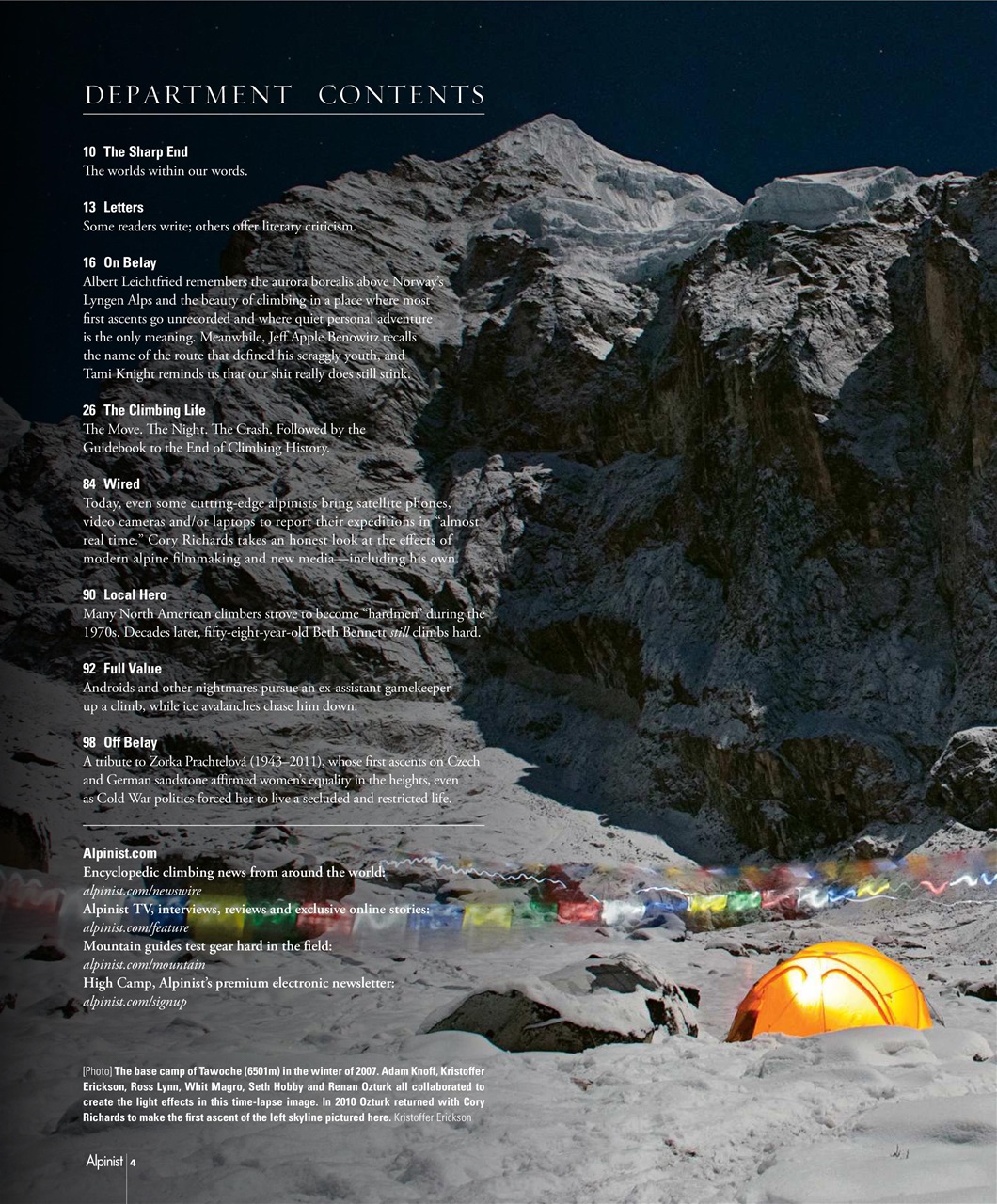 Alpinist Preview Pages