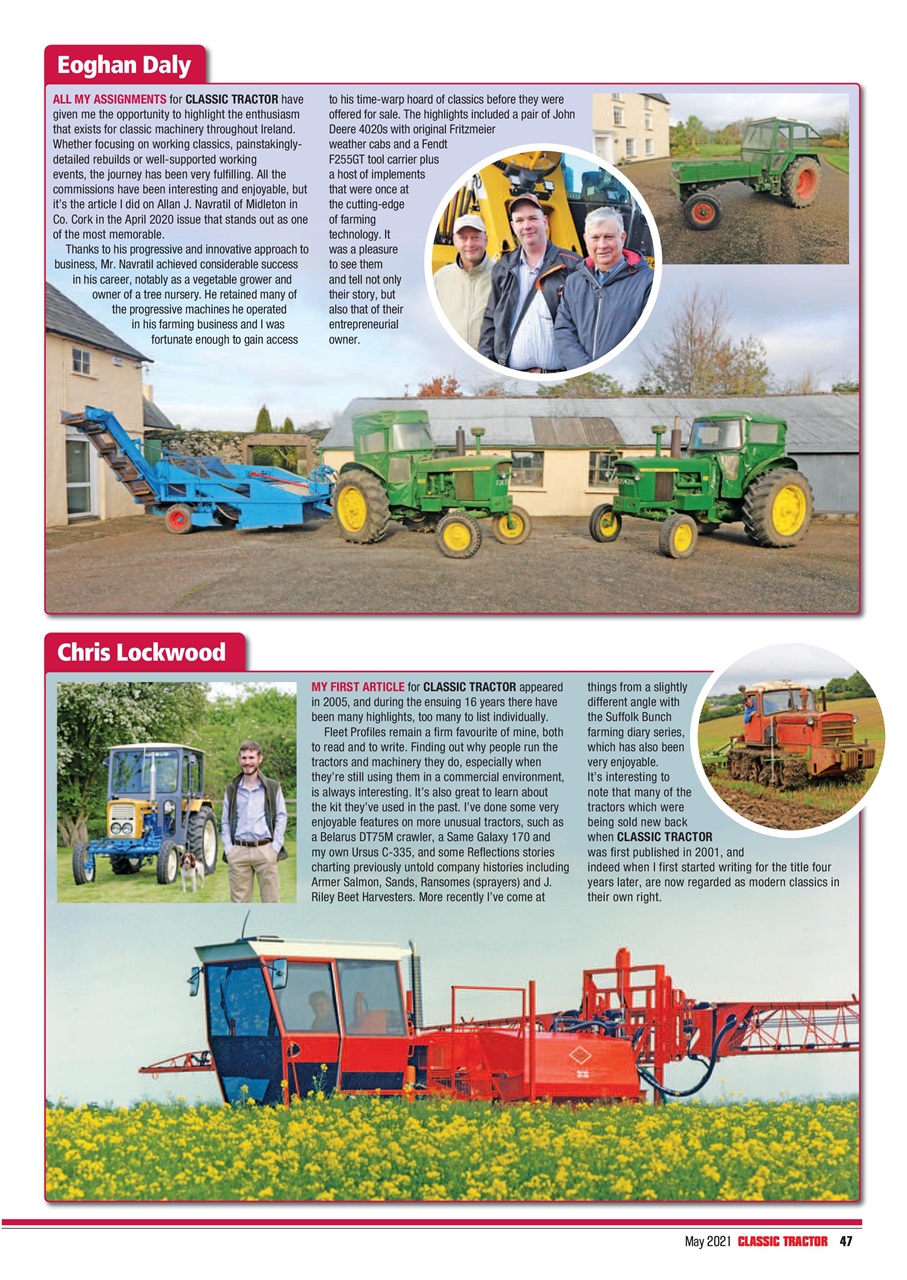 Classic Tractor Preview Pages