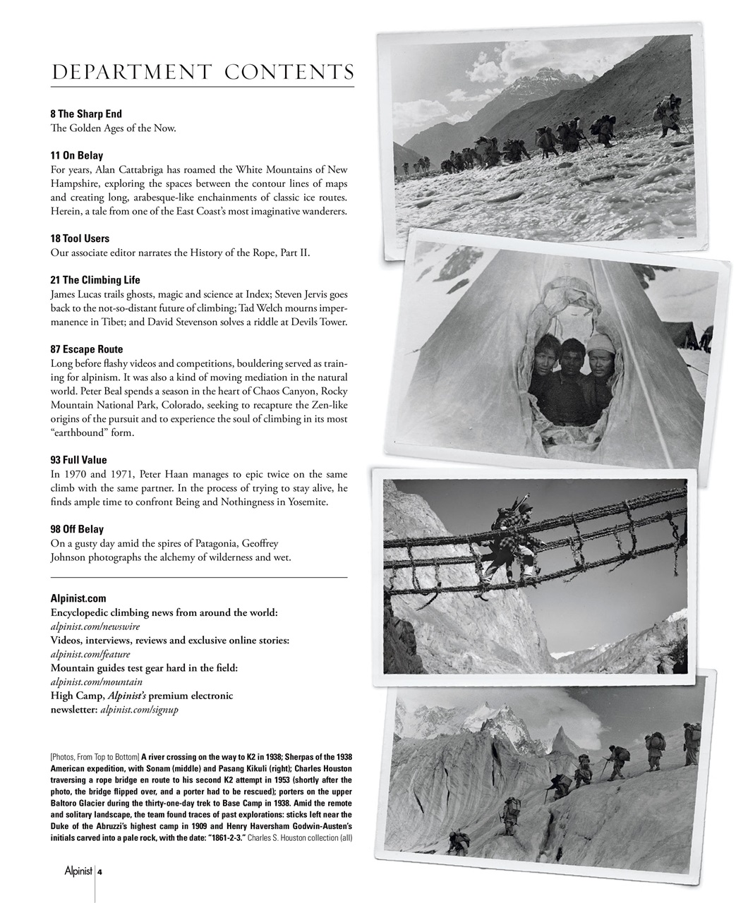 Alpinist Preview Pages