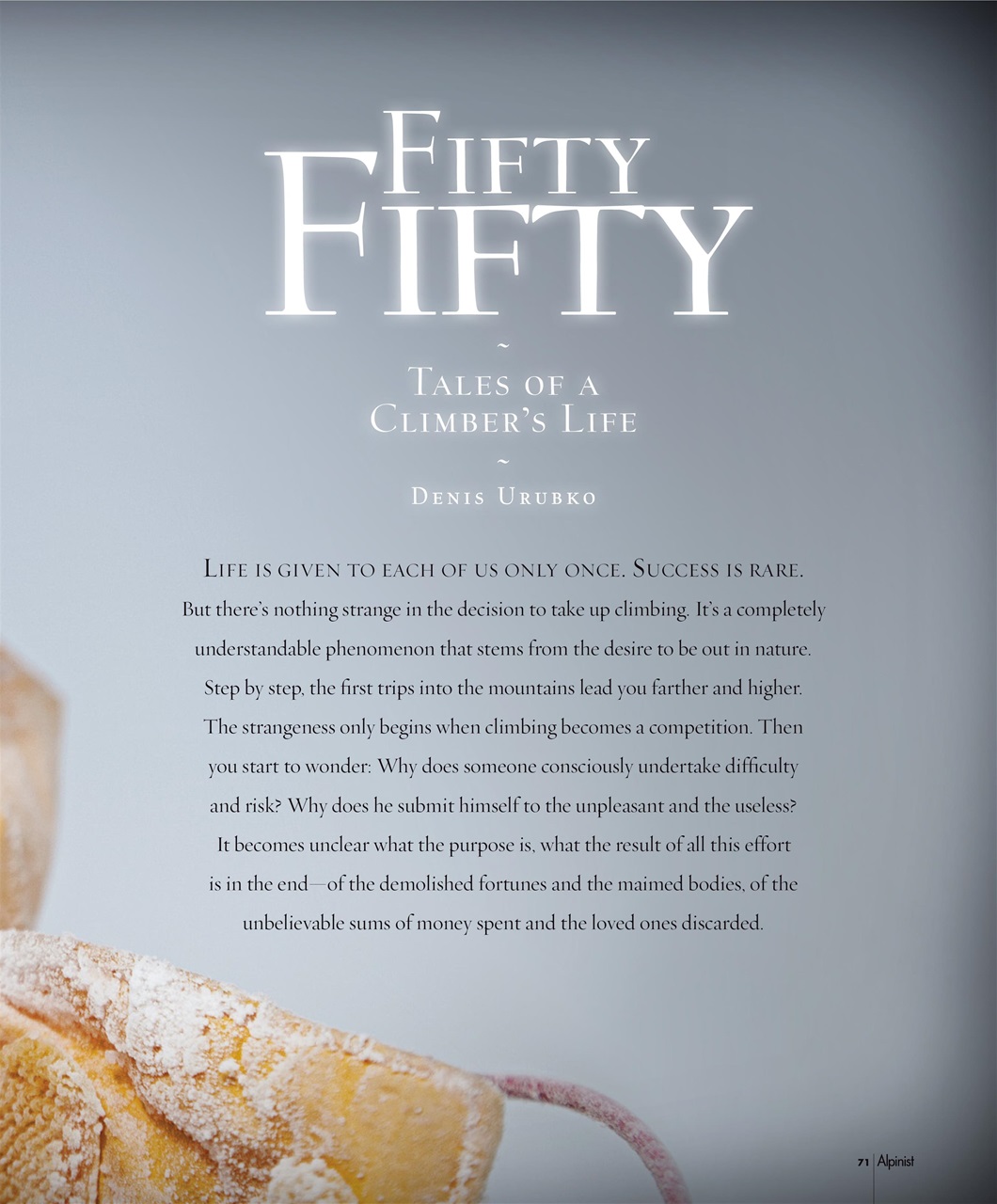 Alpinist Preview Pages