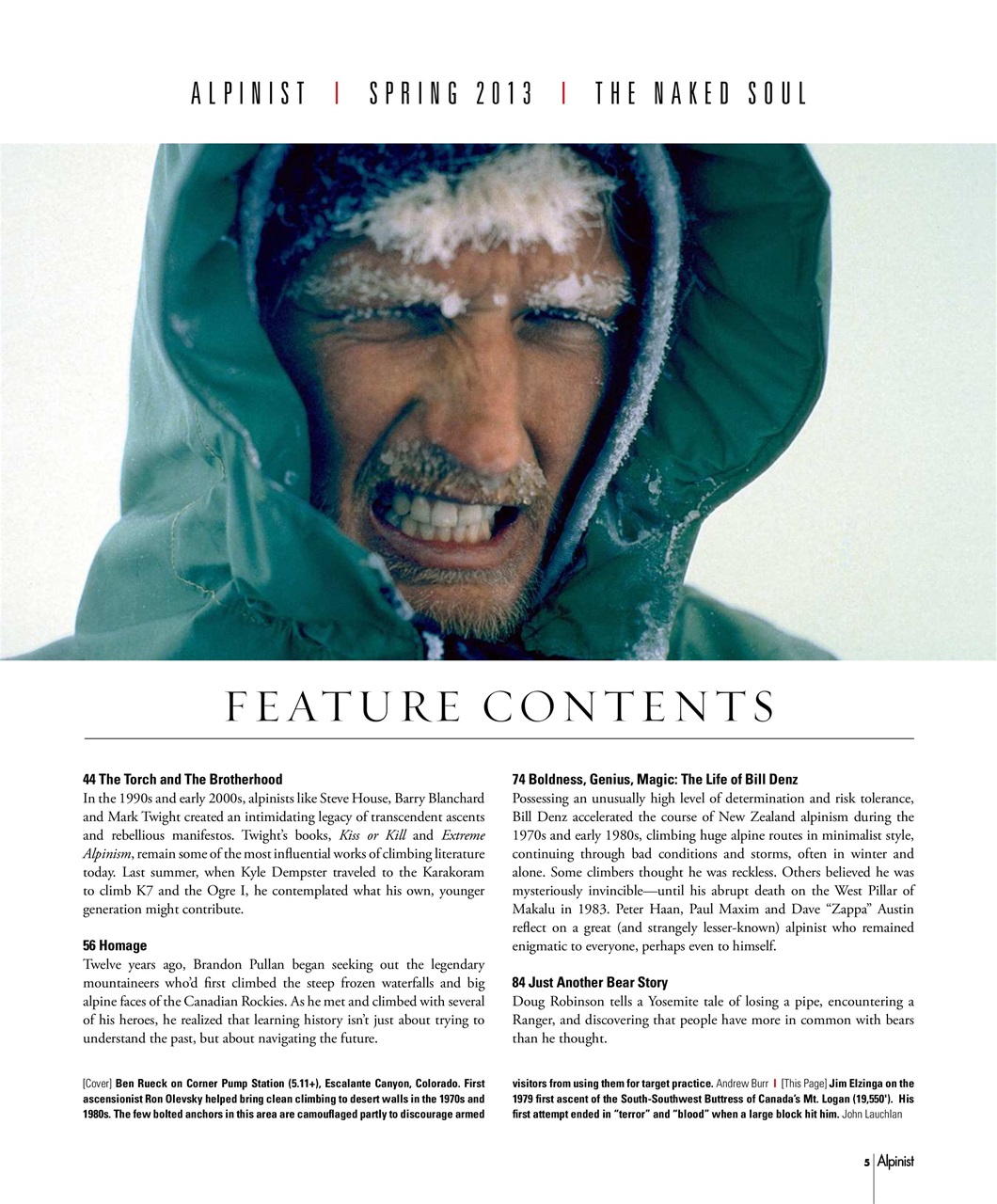 Alpinist Preview Pages