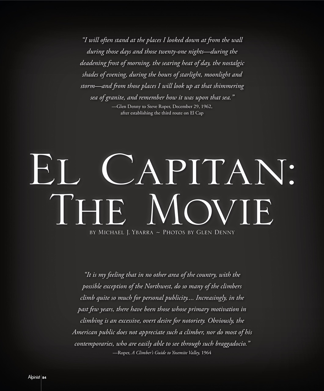 Alpinist Preview Pages