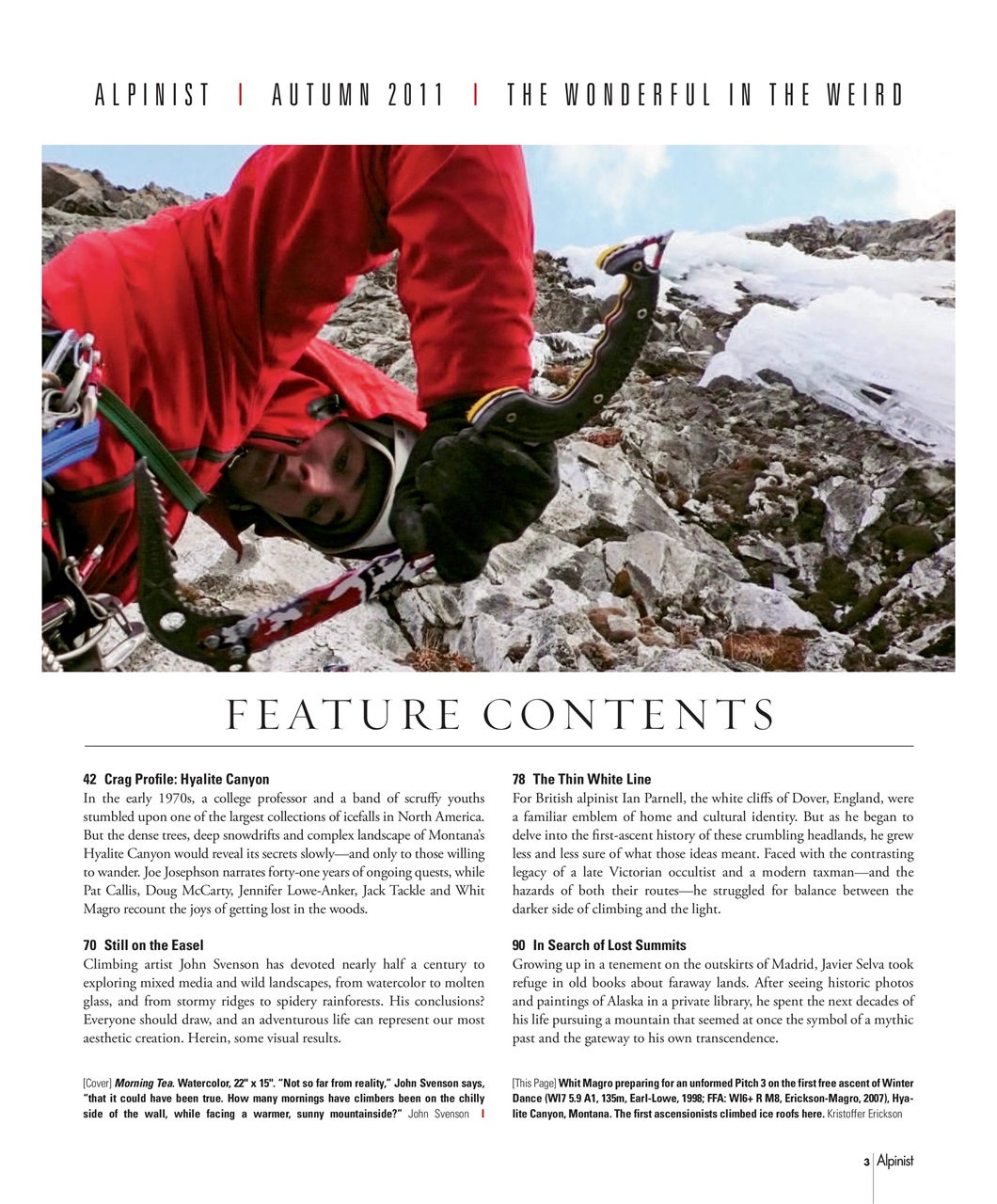 Alpinist Preview Pages