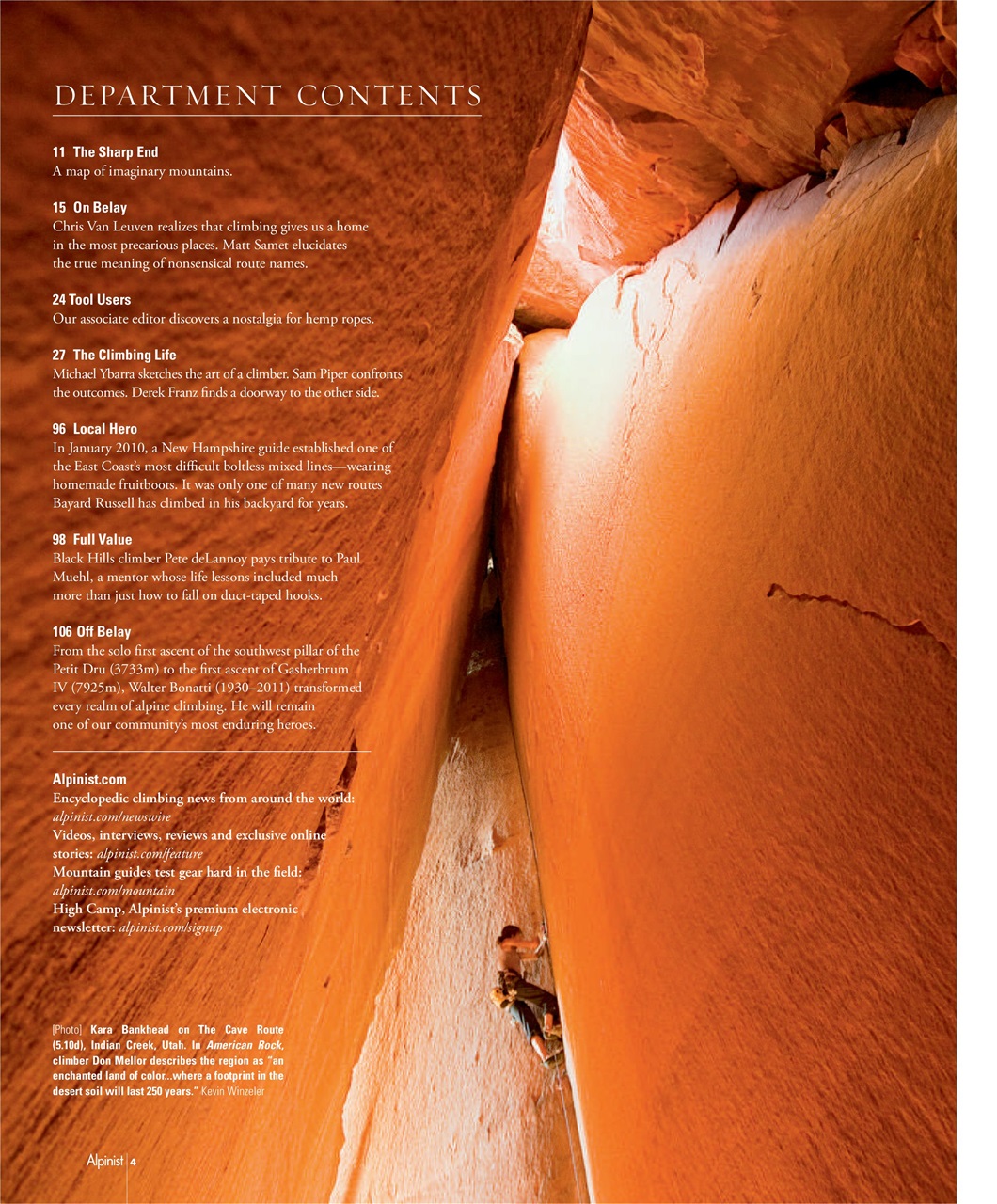 Alpinist Preview Pages
