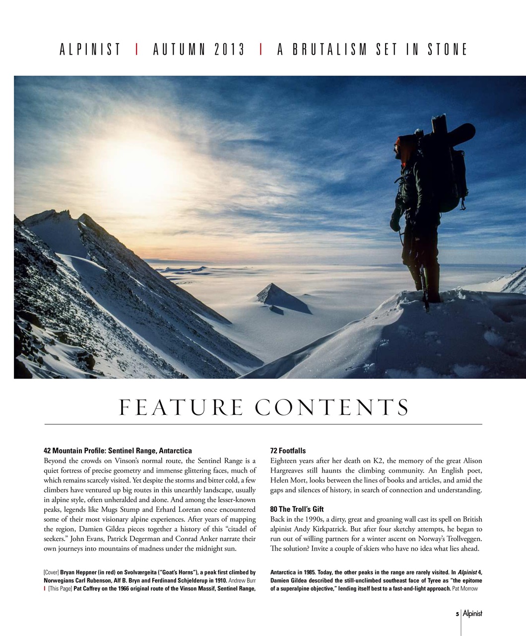 Alpinist Preview Pages