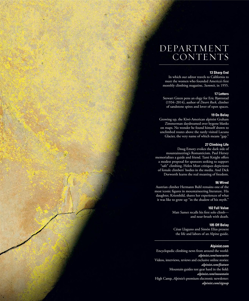 Alpinist Preview Pages