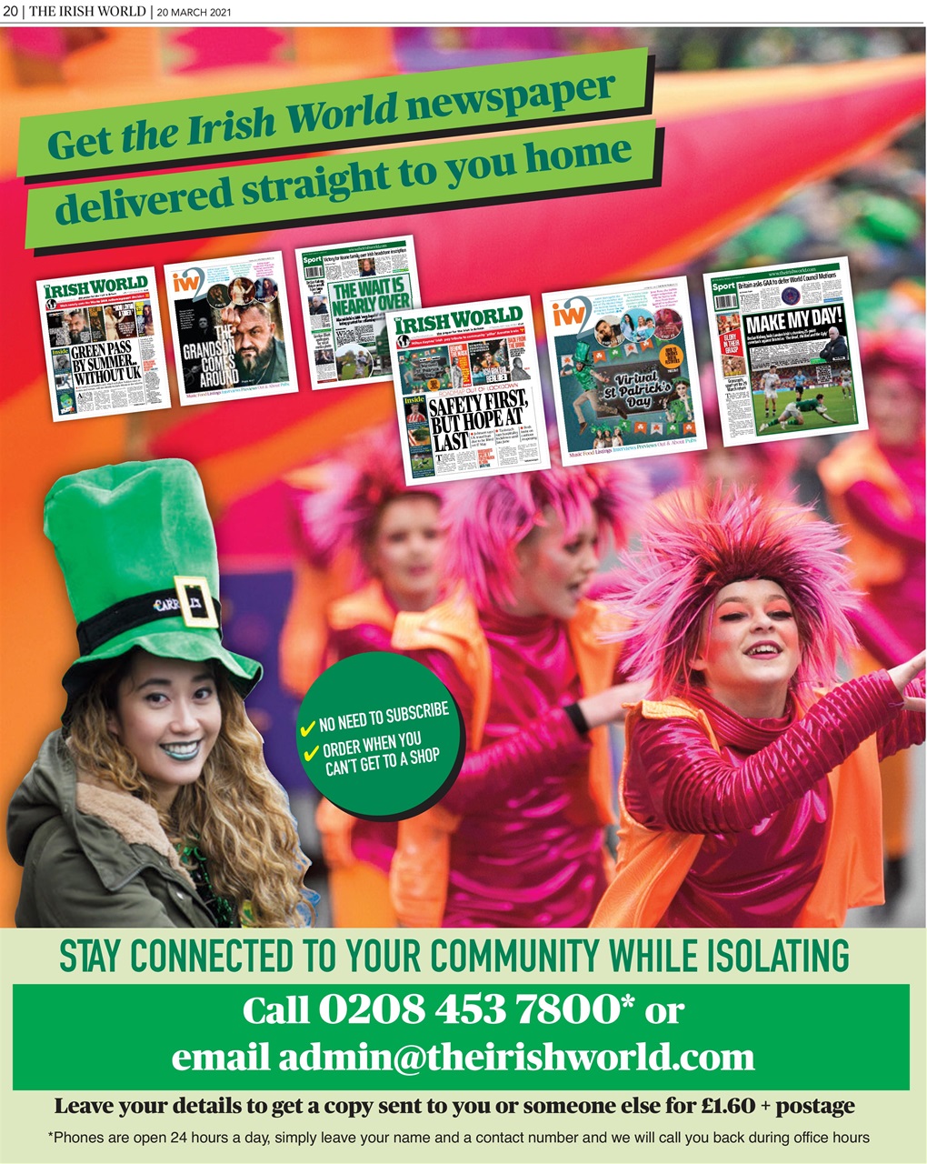 Irish World Preview Pages