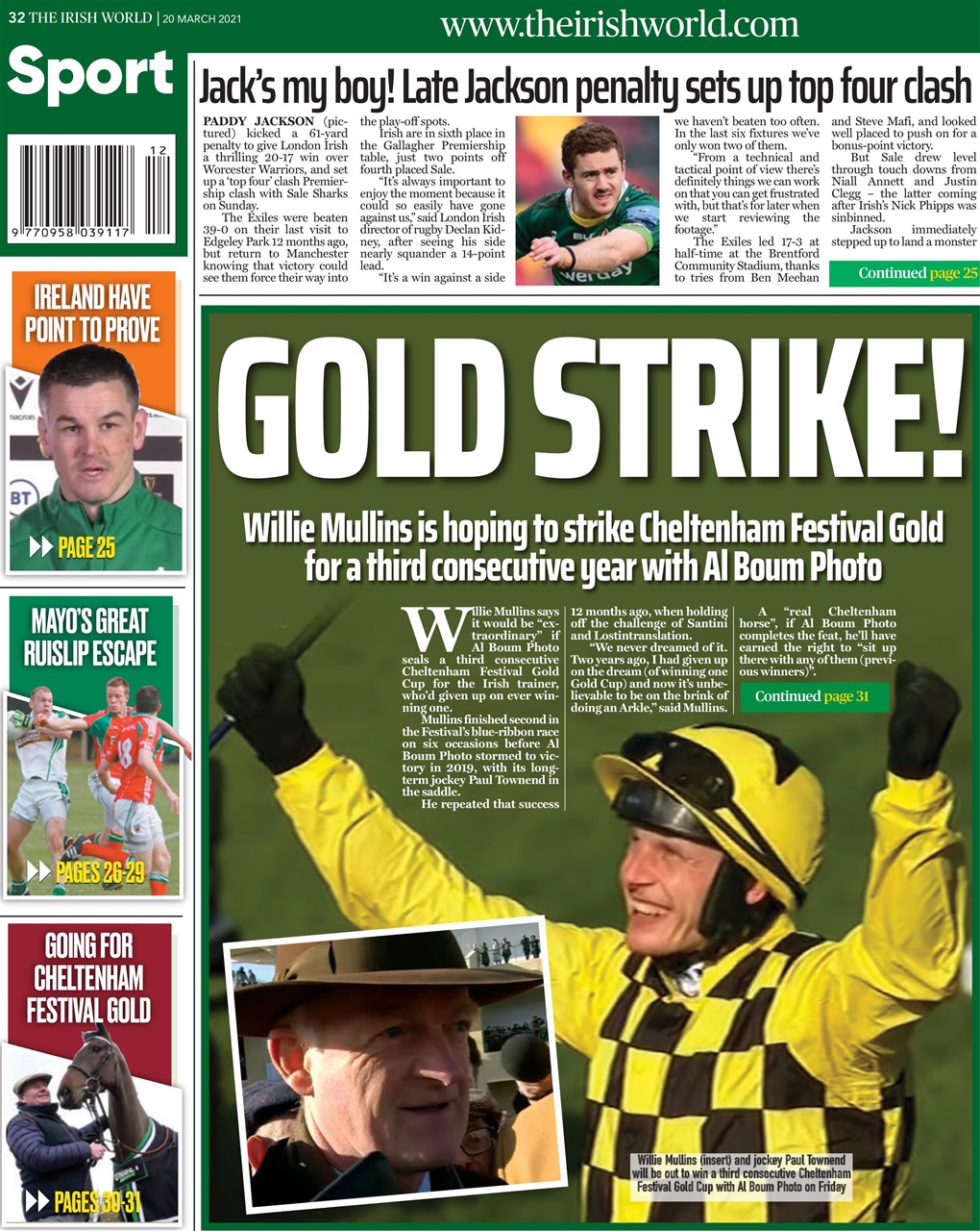 Irish World Preview Pages