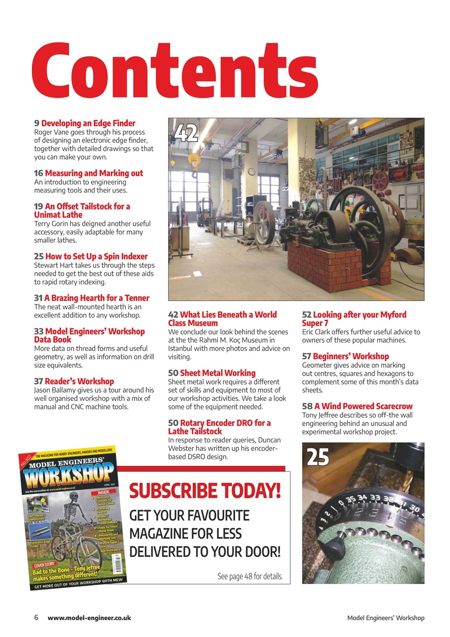 Model Engineer & Workshop Magazine Preview Pages
