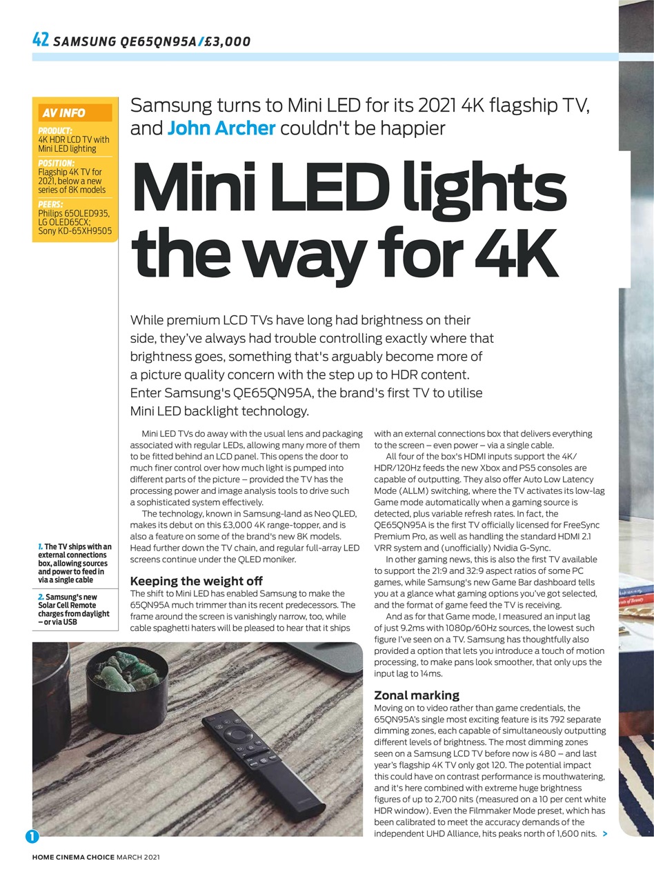 Home Cinema Choice Preview Pages