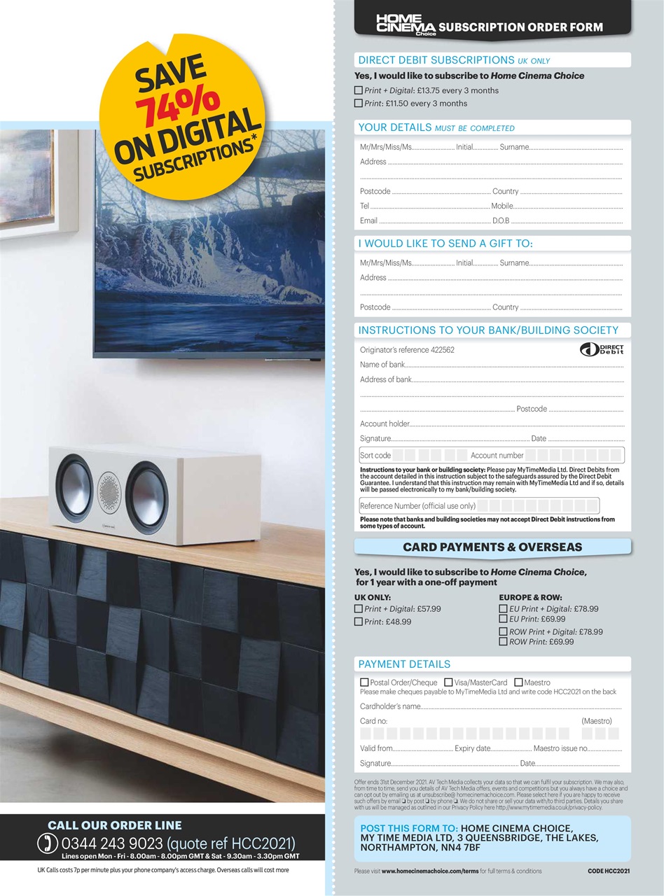 Home Cinema Choice Preview Pages