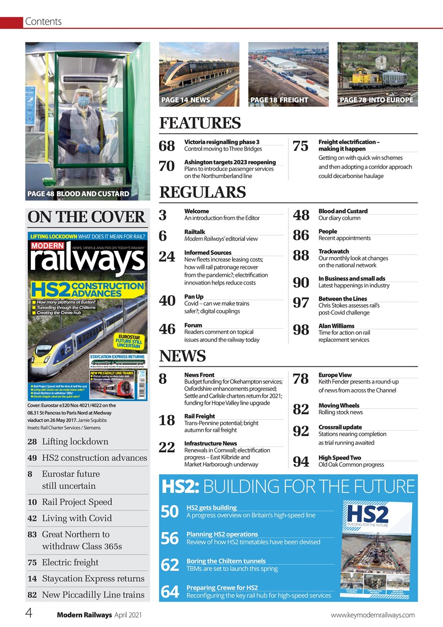 Modern Railways Preview Pages
