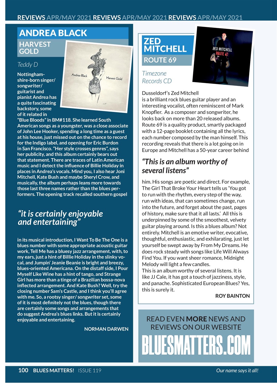 Blues Matters! Preview Pages