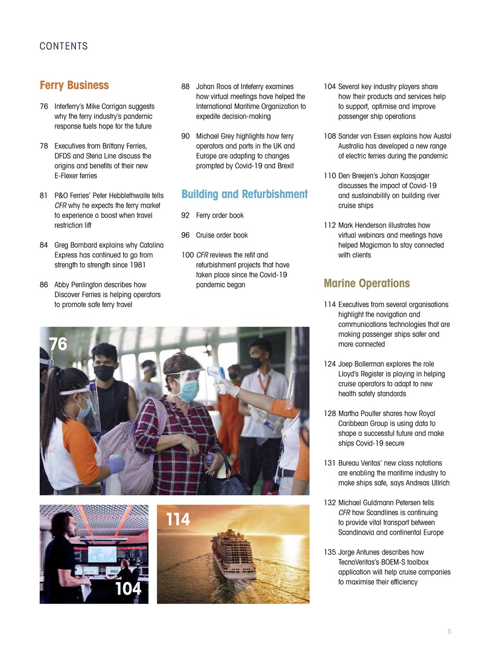 Cruise & Ferry Preview Pages