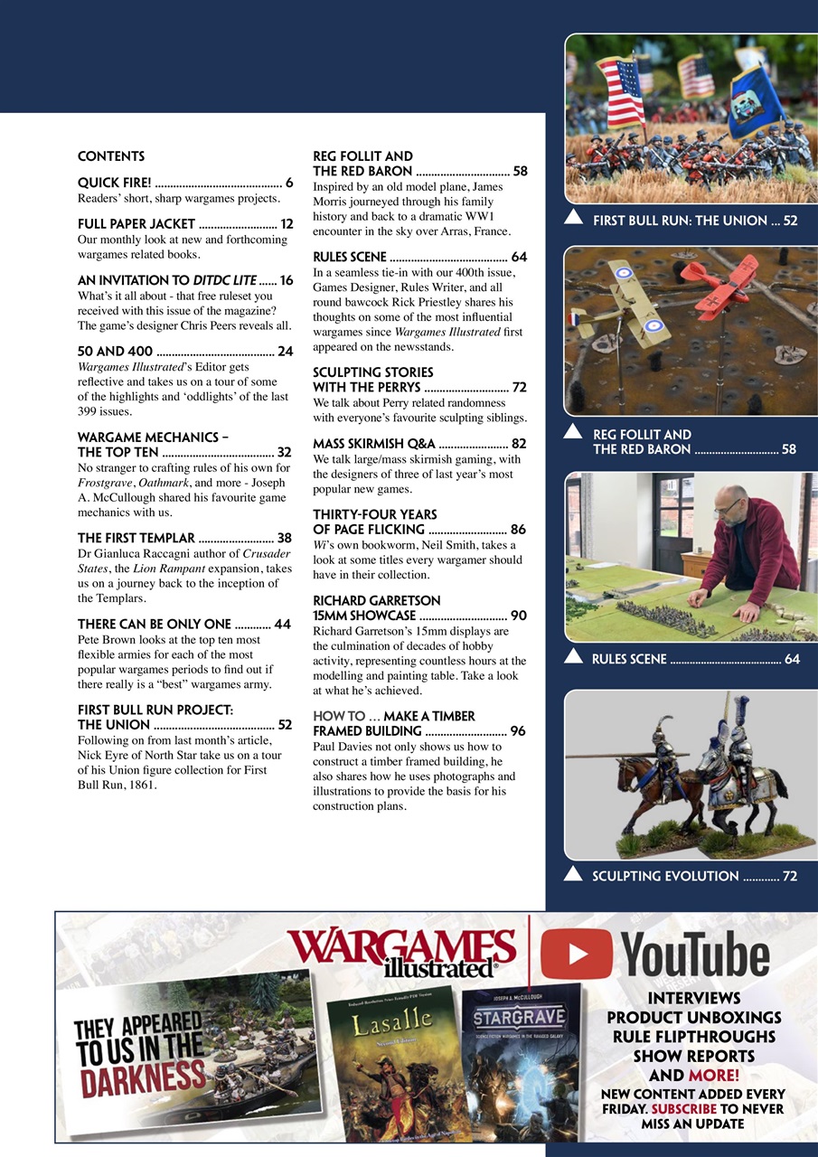 Wargames Illustrated Preview Pages