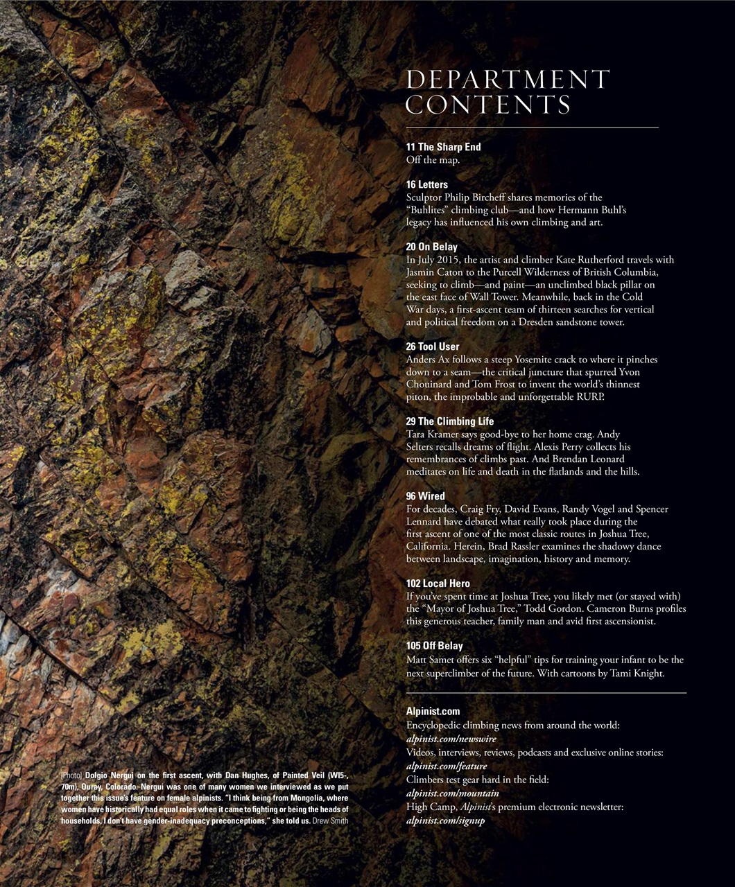 Alpinist Preview Pages