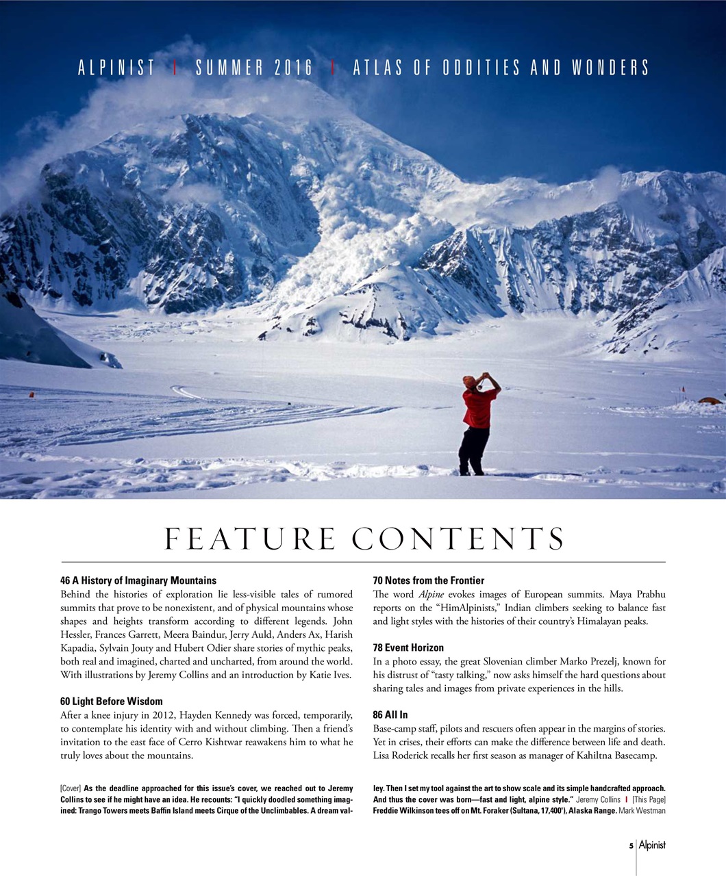 Alpinist Preview Pages