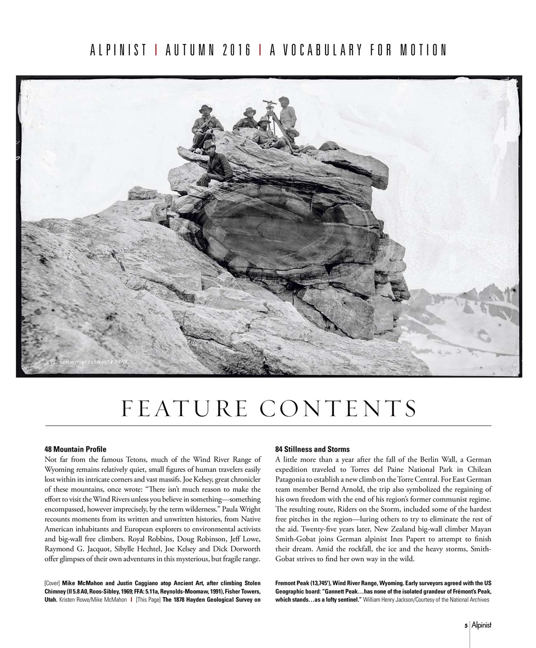 Alpinist Preview Pages