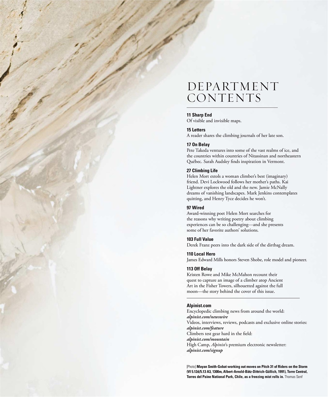 Alpinist Preview Pages