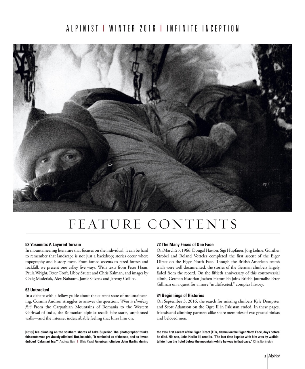 Alpinist Preview Pages