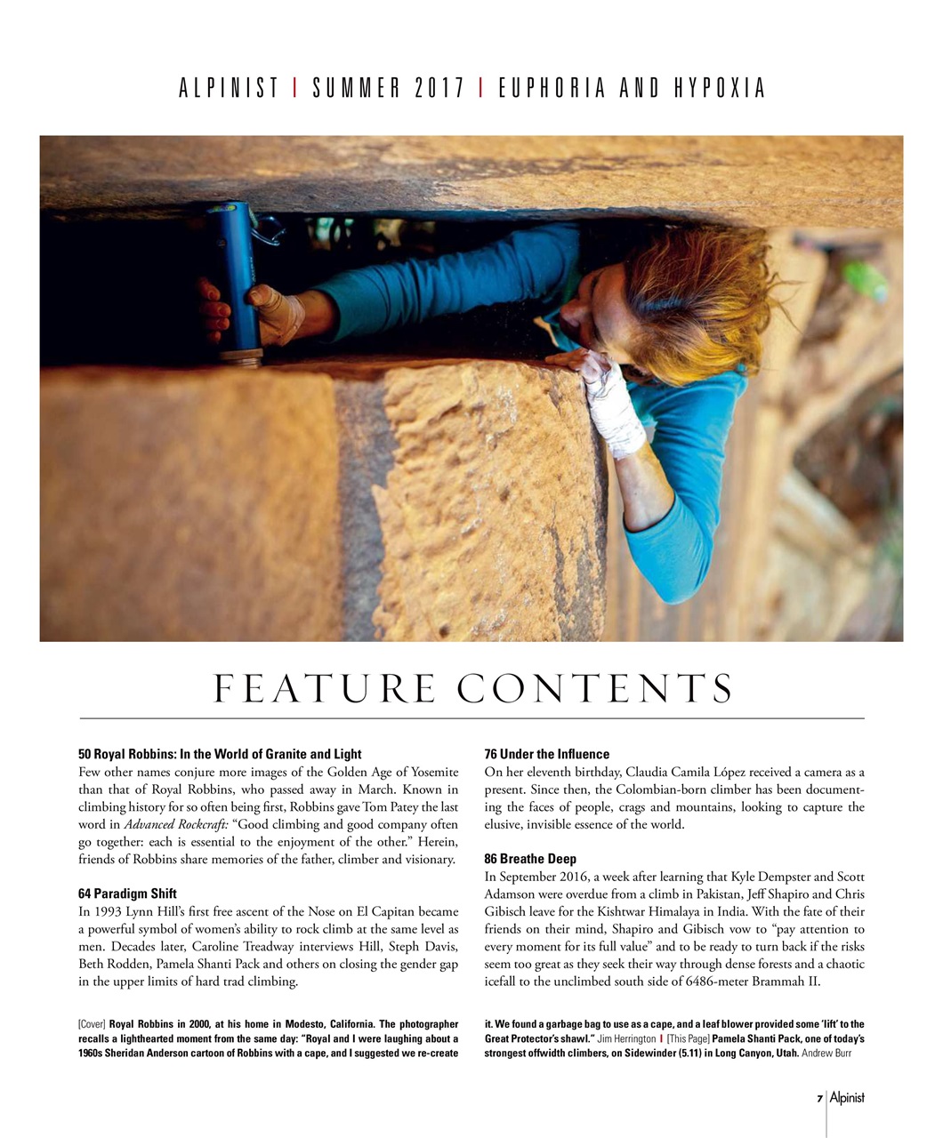 Alpinist Preview Pages