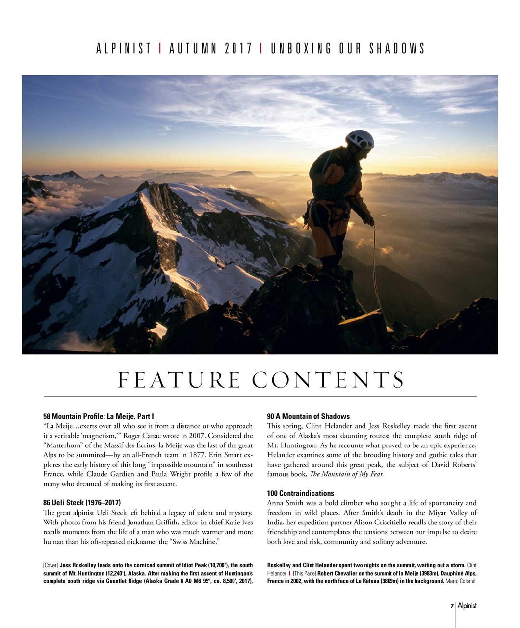 Alpinist Preview Pages