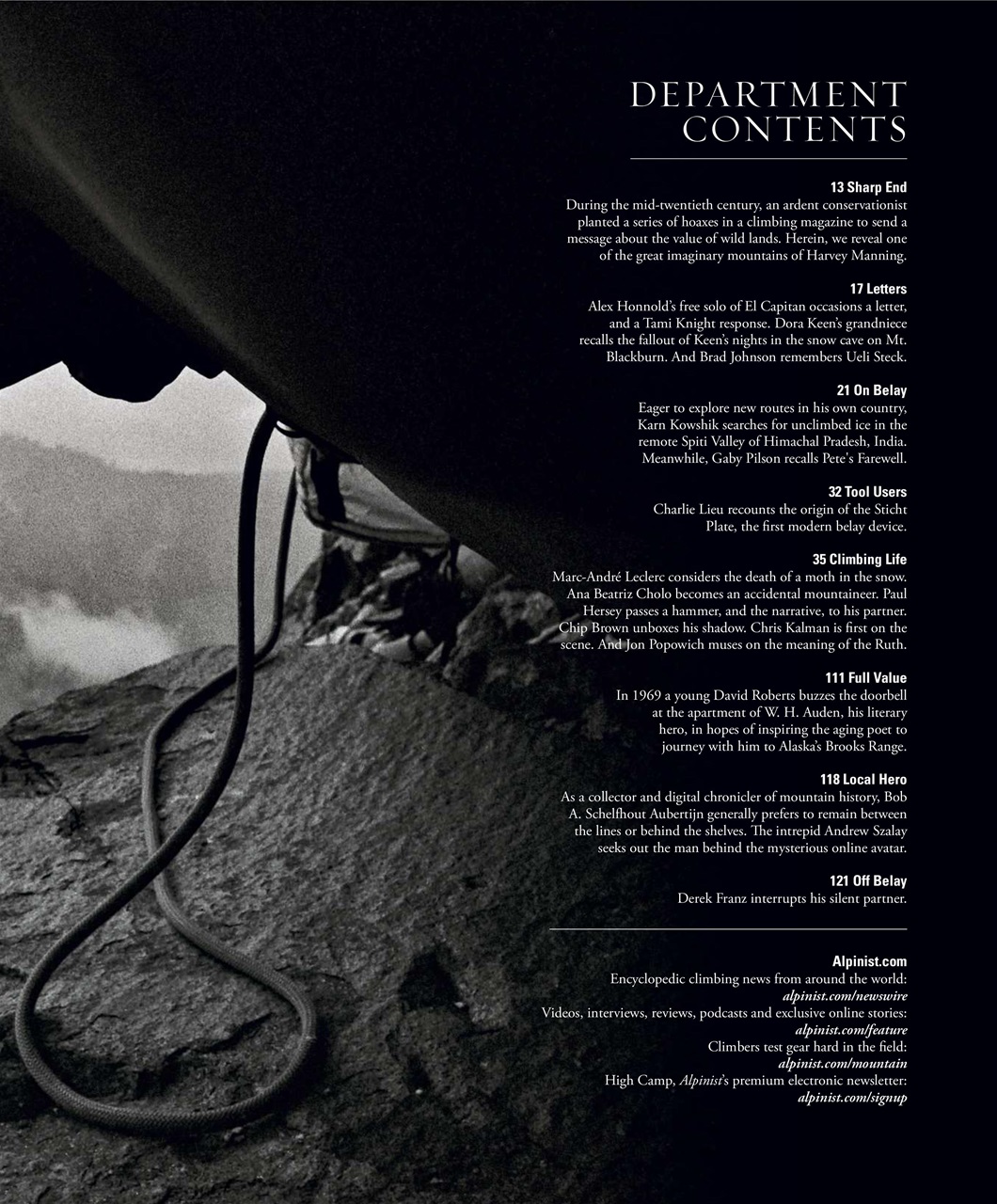 Alpinist Preview Pages