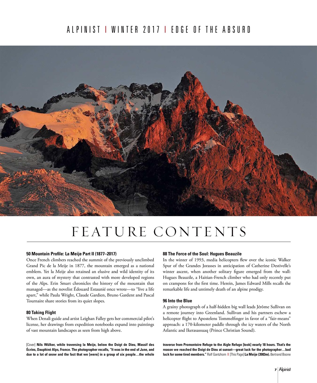 Alpinist Preview Pages
