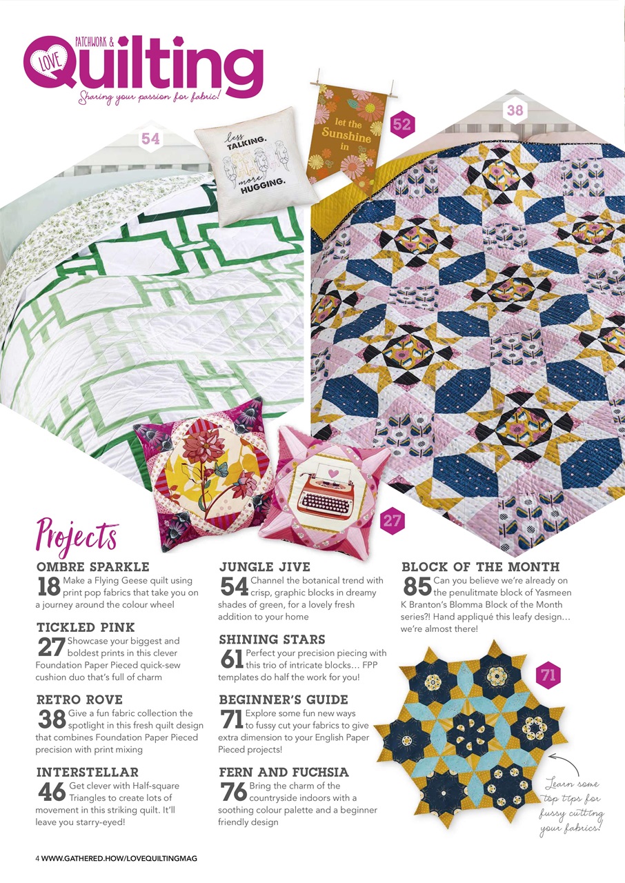 Love Patchwork & Quilting Preview Pages