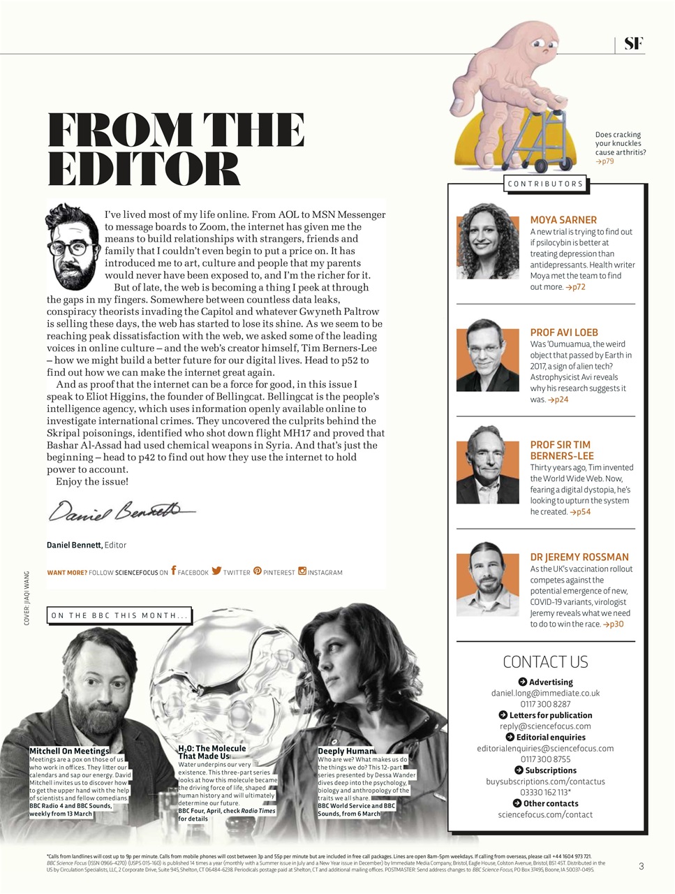 BBC Science Focus Magazine Preview Pages