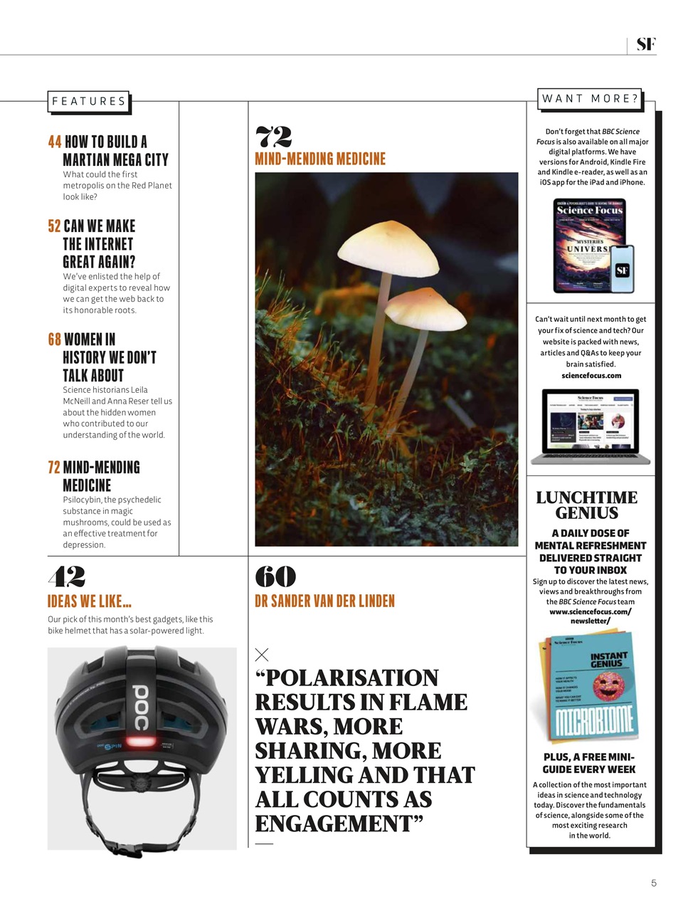 BBC Science Focus Magazine Preview Pages