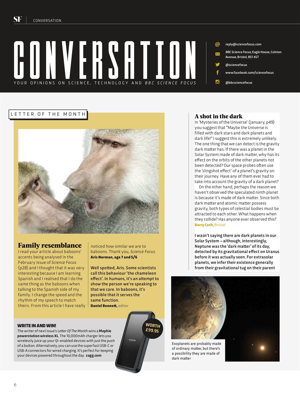 BBC Science Focus Magazine Preview Pages