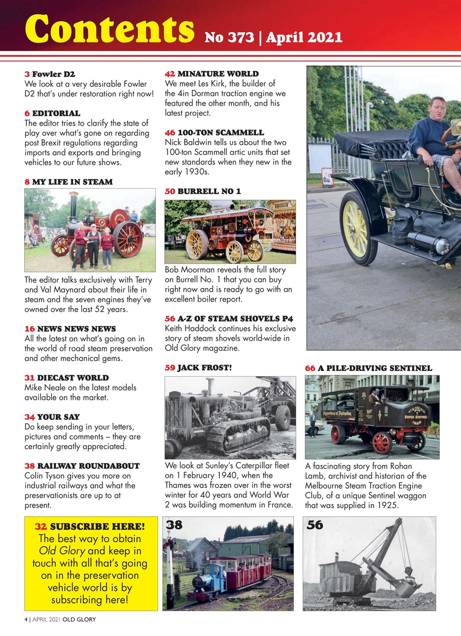 Old Glory Magazine Preview Pages