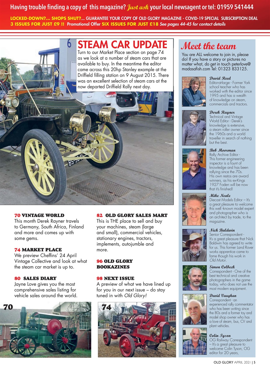 Old Glory Magazine Preview Pages