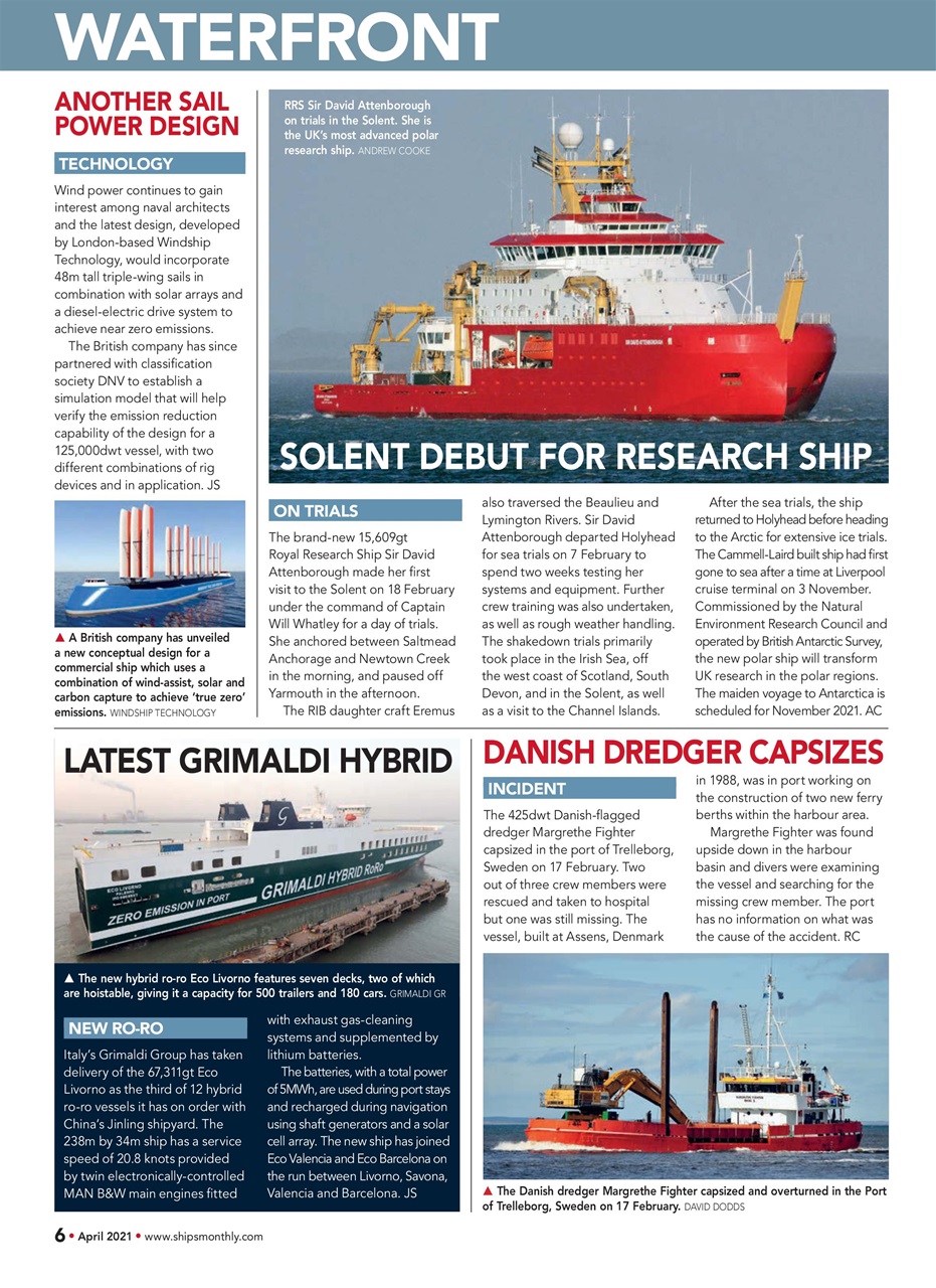 Ships Monthly Preview Pages