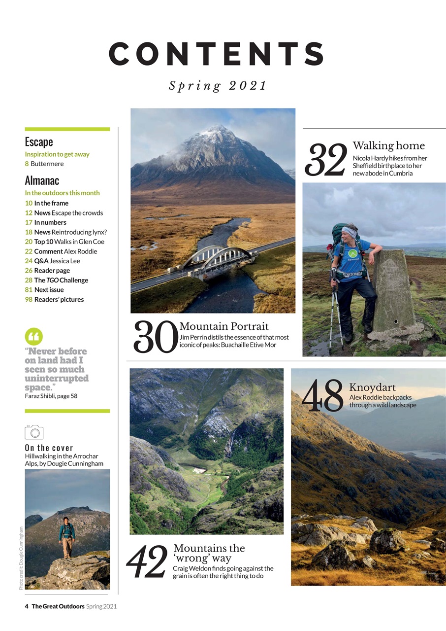 TGO - The Great Outdoors Magazine Preview Pages