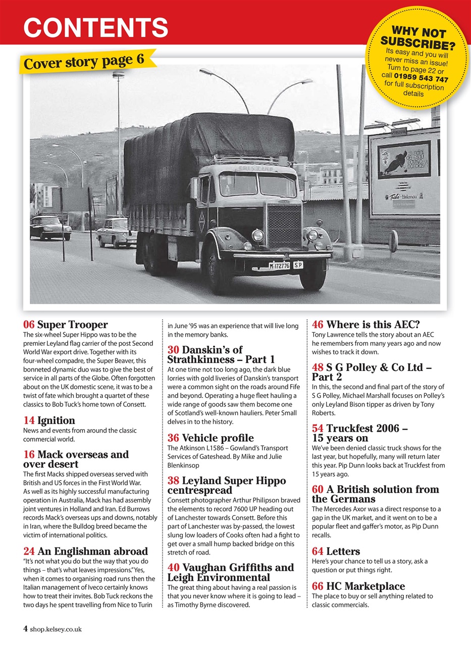 Heritage Commercials Magazine Preview Pages