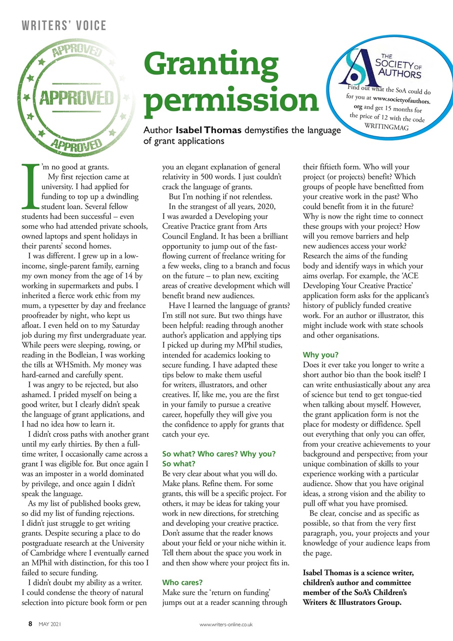 Writing Magazine Preview Pages