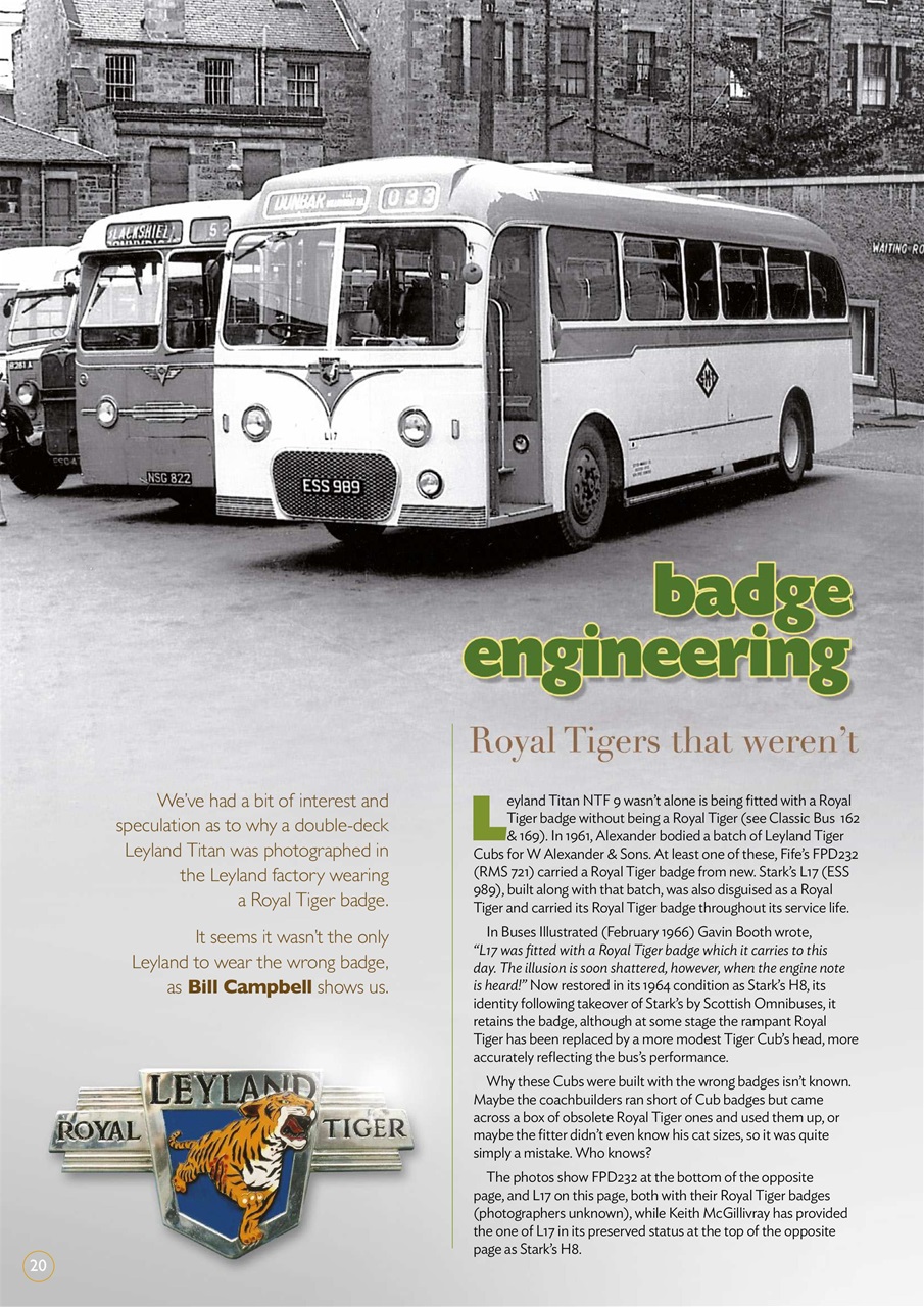 Classic Bus Preview Pages