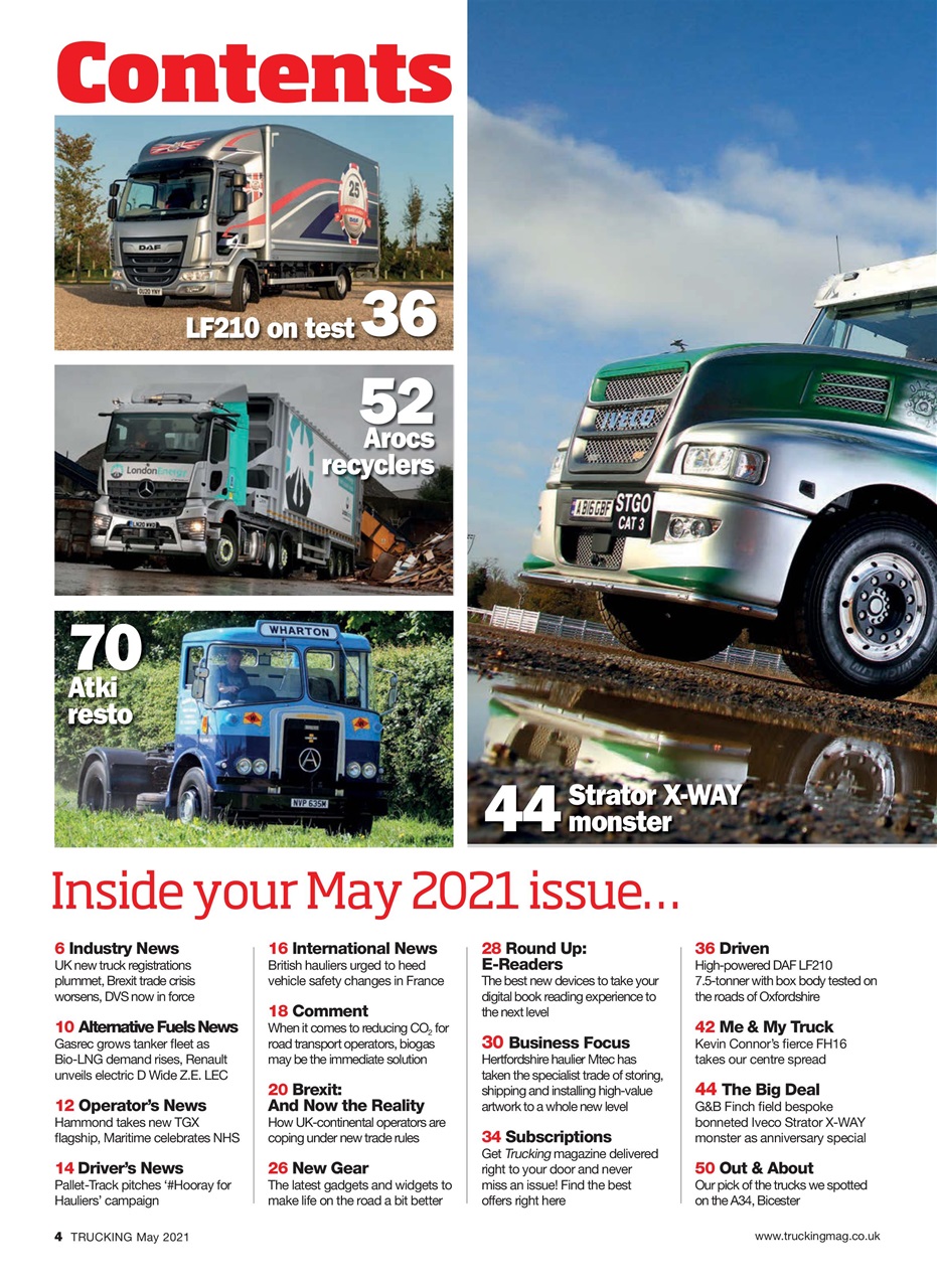 Trucking Magazine Preview Pages