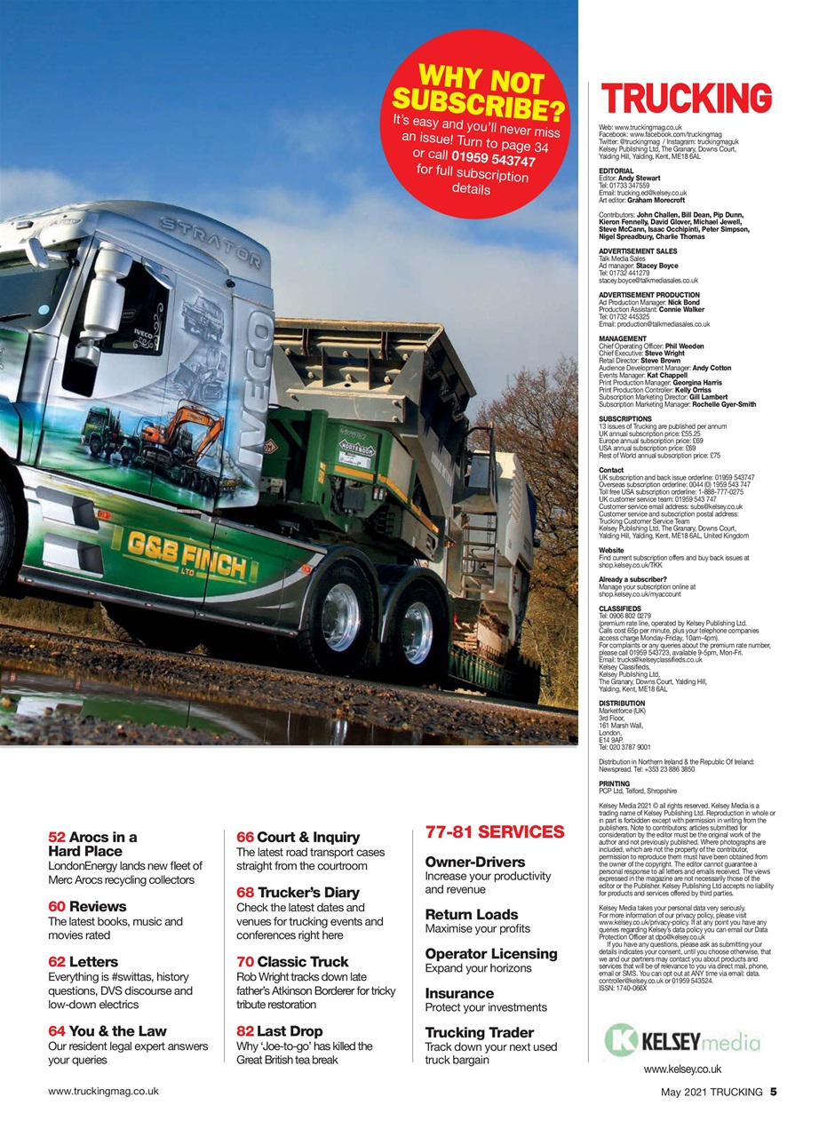 Trucking Magazine Preview Pages