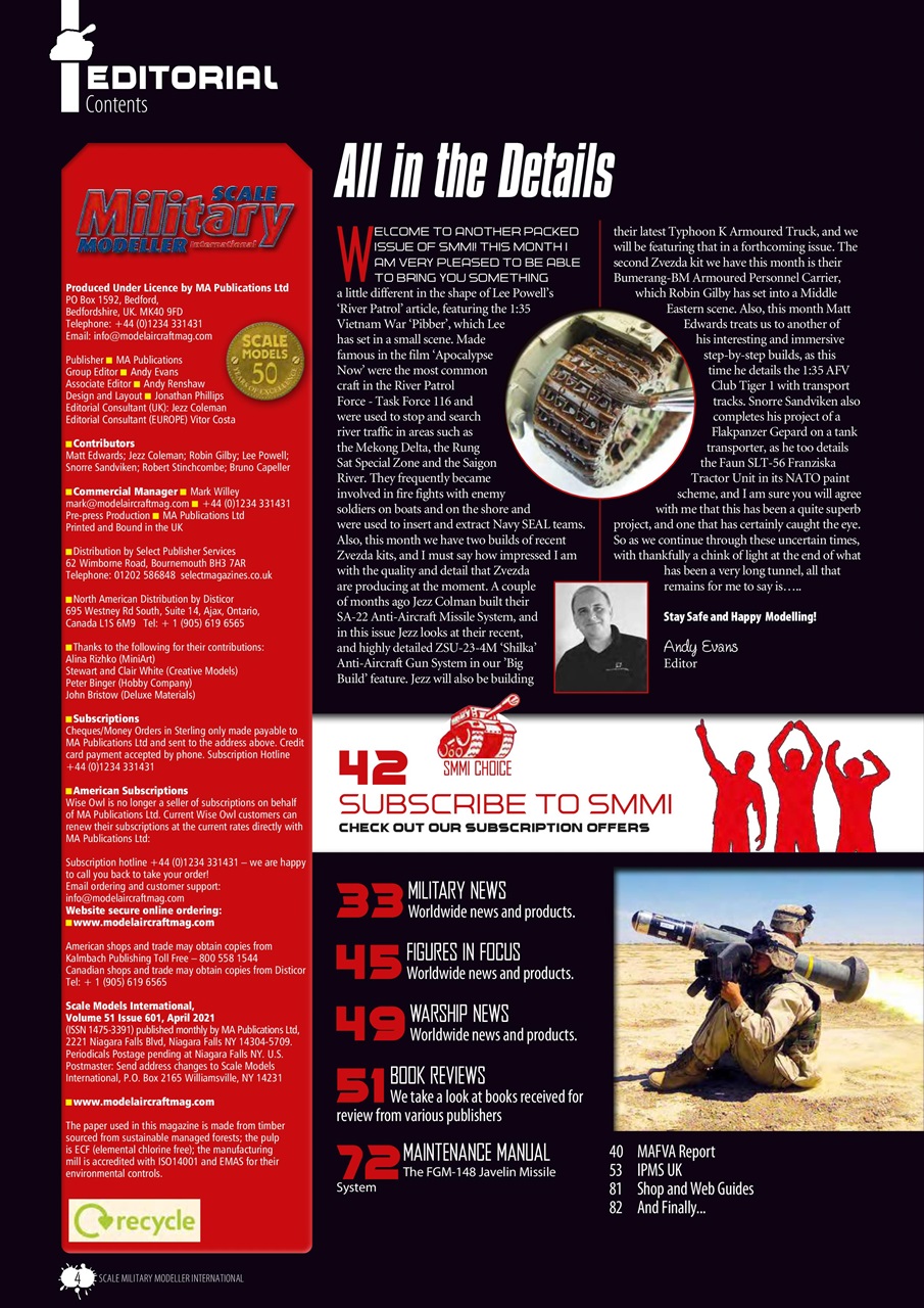 Scale Aviation and Military Modeller International (M) Preview Pages
