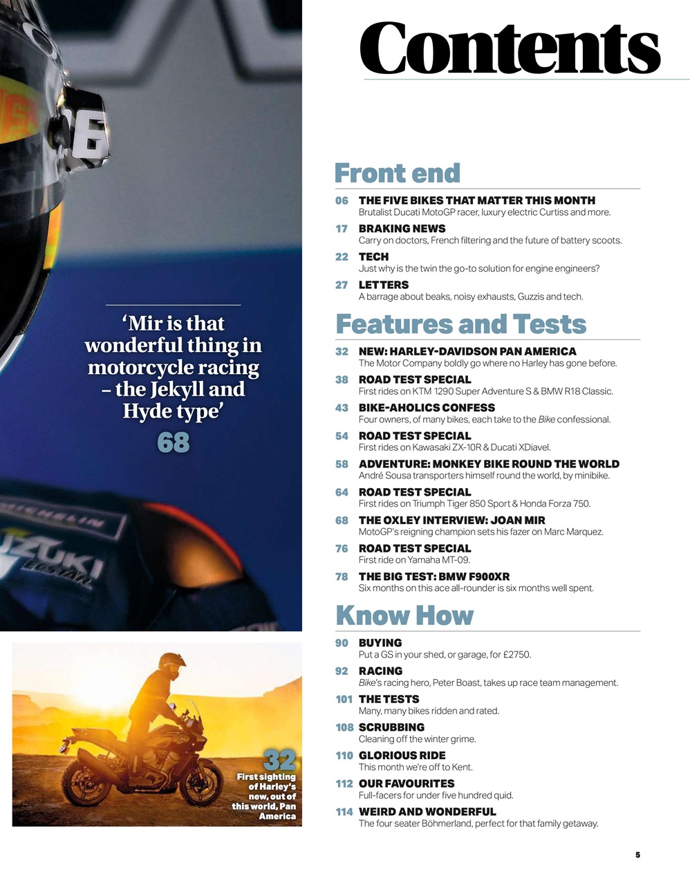 Bike Preview Pages