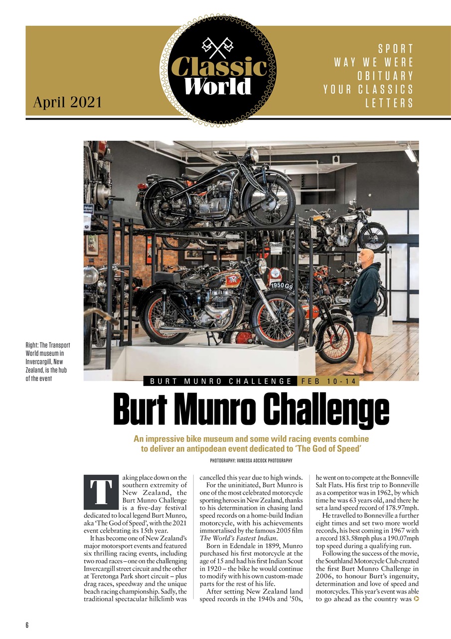 Classic Bike Preview Pages