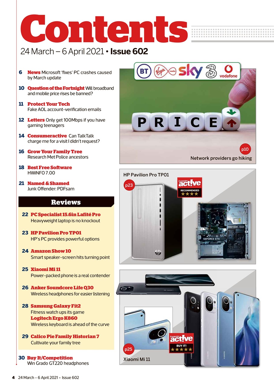 Computer Active Preview Pages